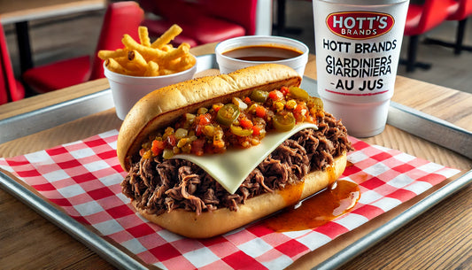 Chicago Style Italian Beef with Hott Brands Giardiniera Recipe