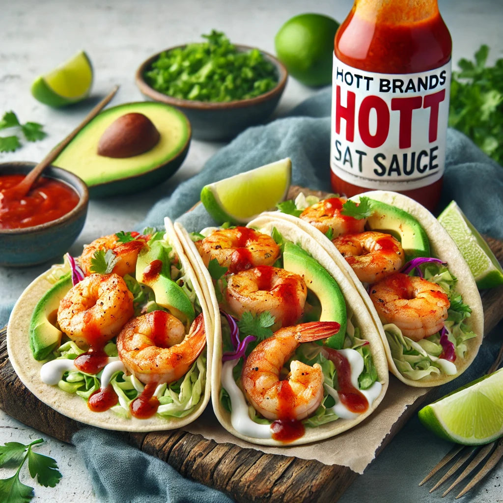 Hott Sauce Shrimp Tacos